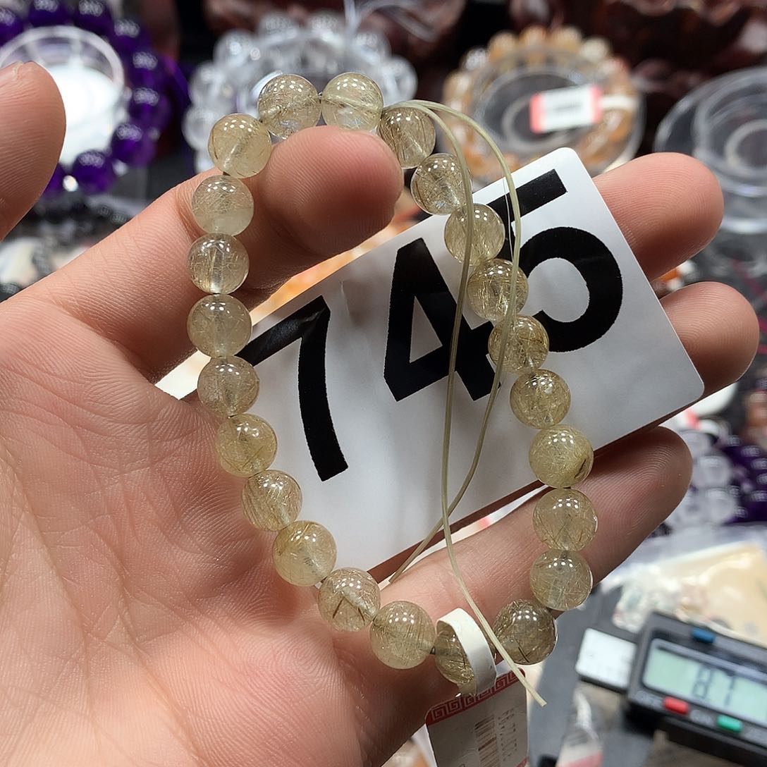 水晶手链未镶嵌天然