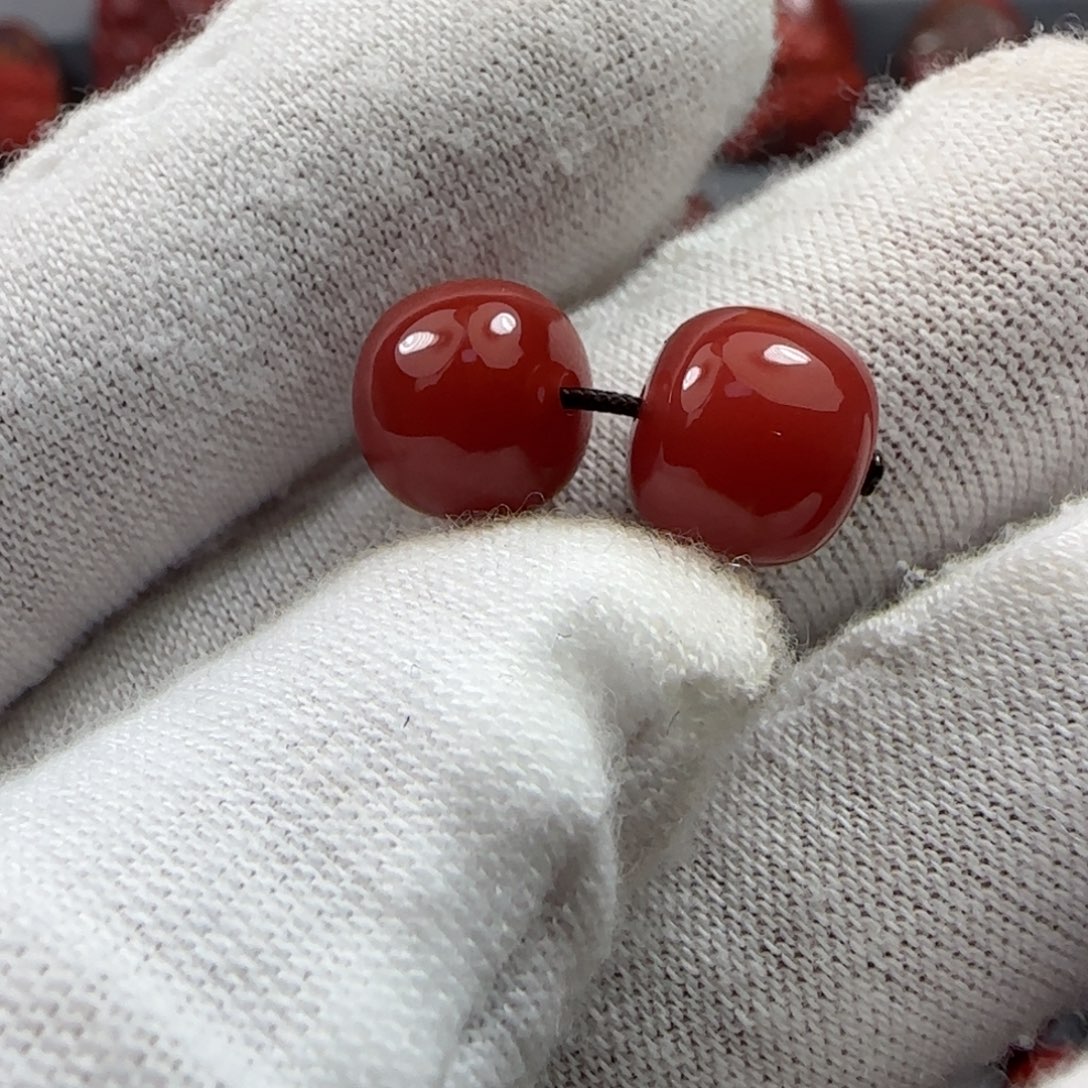 南红玛瑙珠子9+未镶嵌