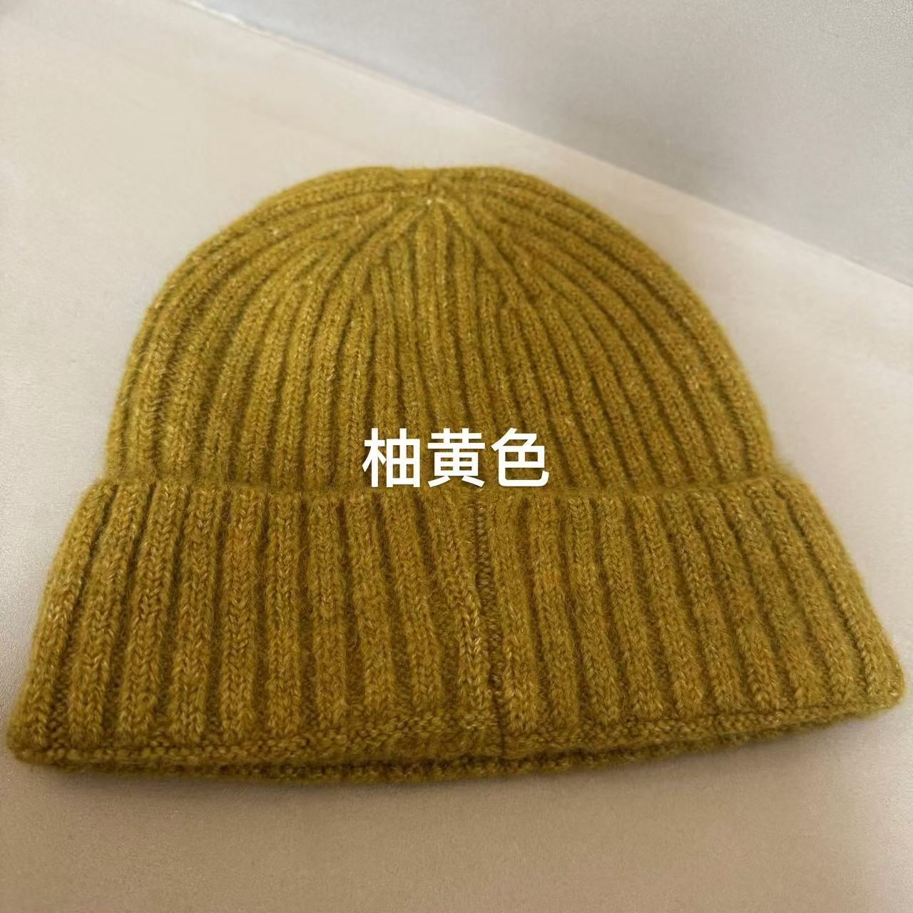 24-1888“美学思想”羊毛混纺针织冬款帽子男女老少