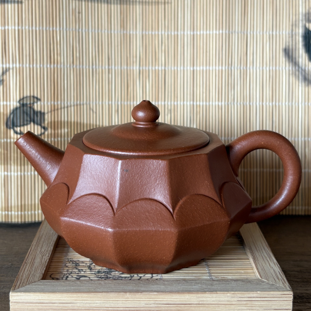 梵莲壶半手工制作180cc原矿降坡泥泡茶壶泥壶陶壶茶具筋纹