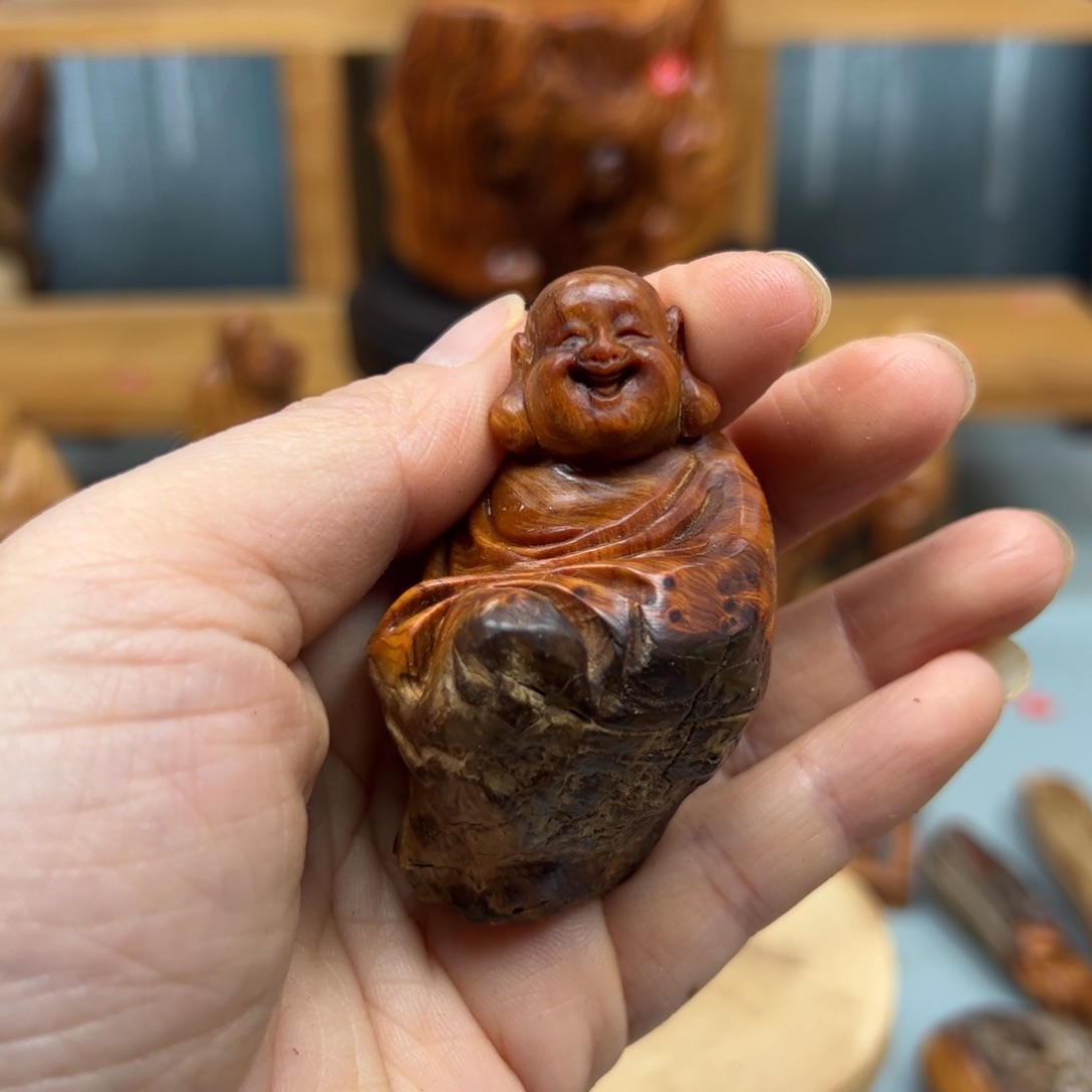 云***起柏木崖柏木摆件手把件