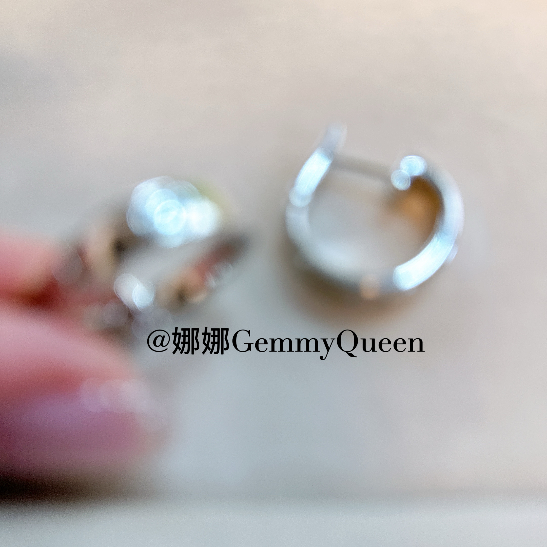 铜合金合成锆石耳饰 娜娜GemmyQueen耳环GQ08330