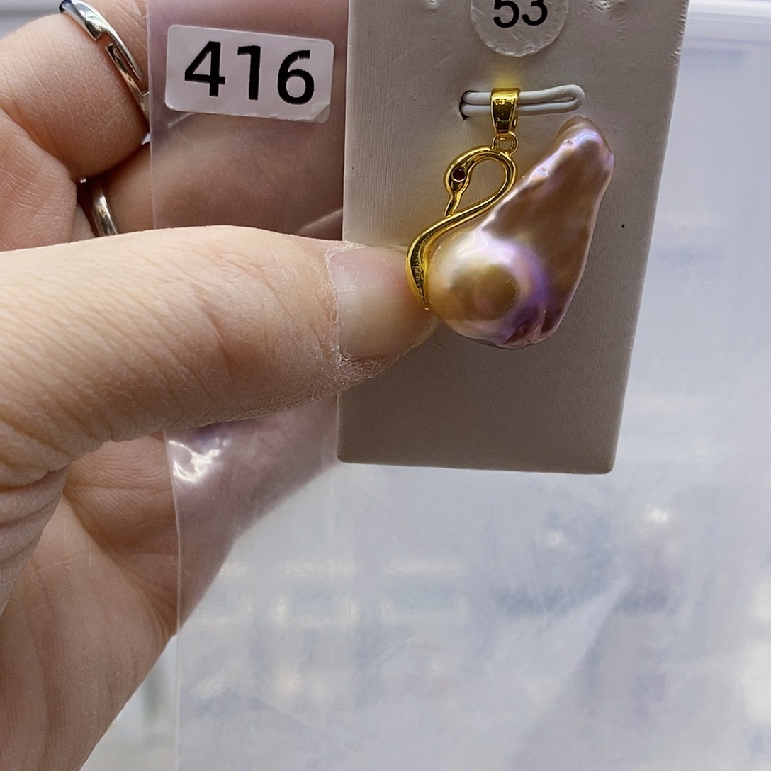 颈饰合金淡水珍珠