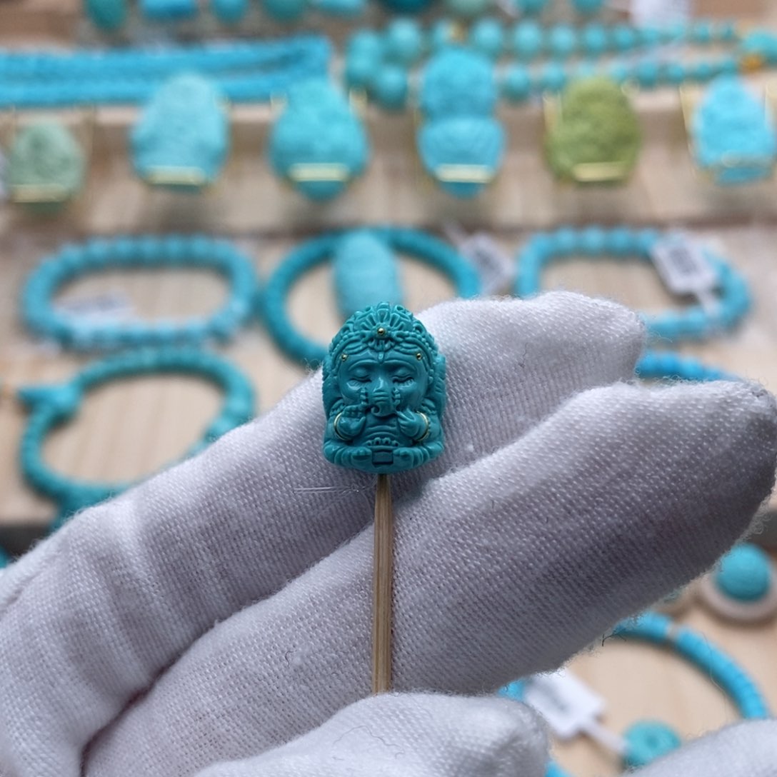 绿松石珠宝奇石未镶嵌