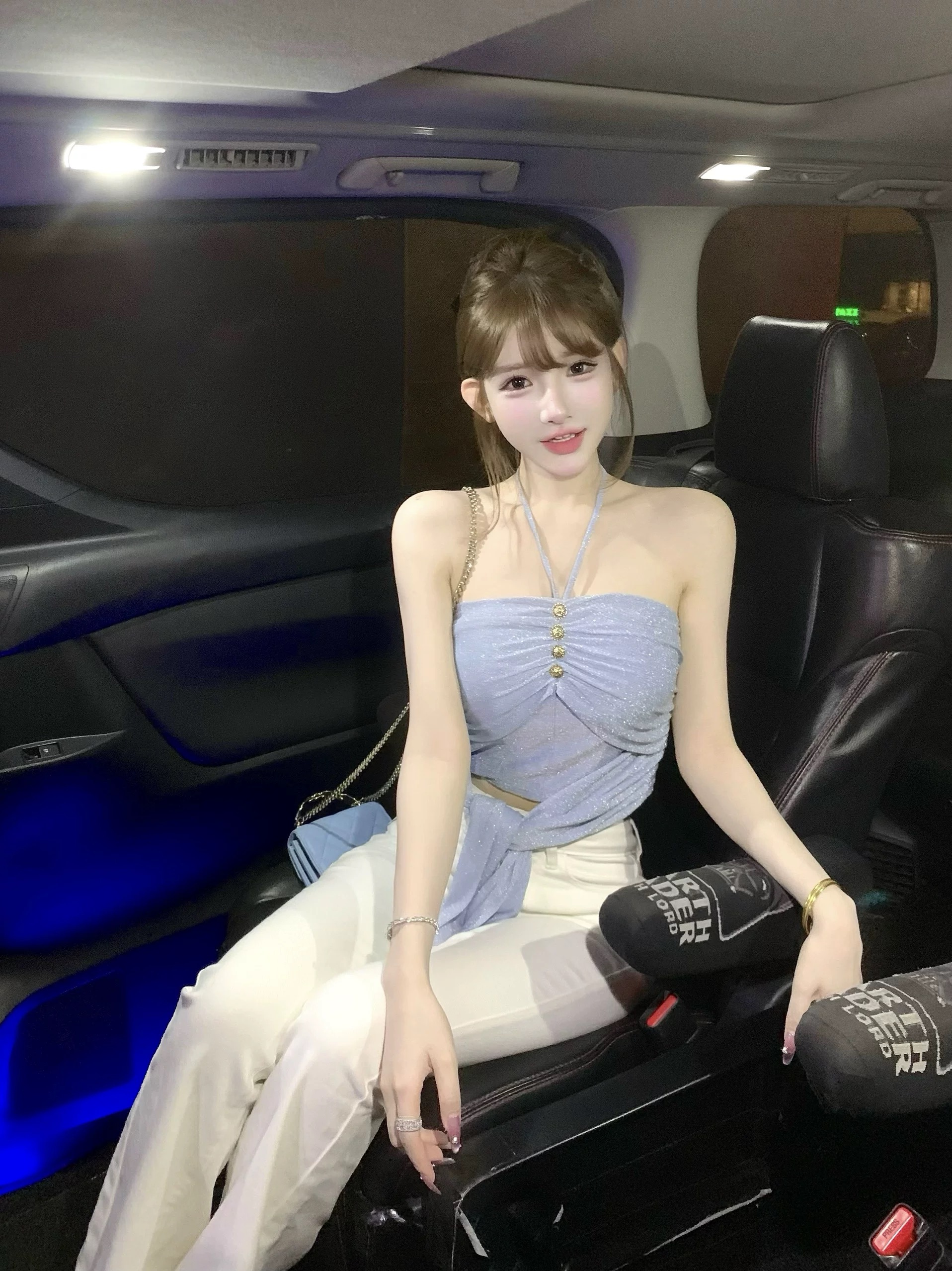 纯欲风百搭都市风少女风背心时尚气质网红辣妹No退N0换