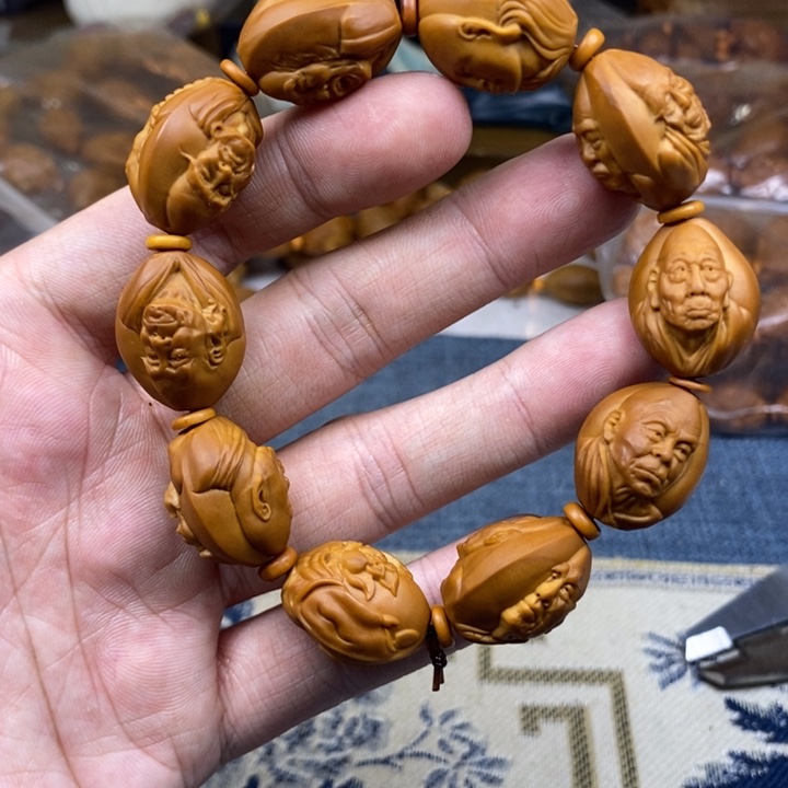 橄榄核手串/手链橄榄核雕工艺手串