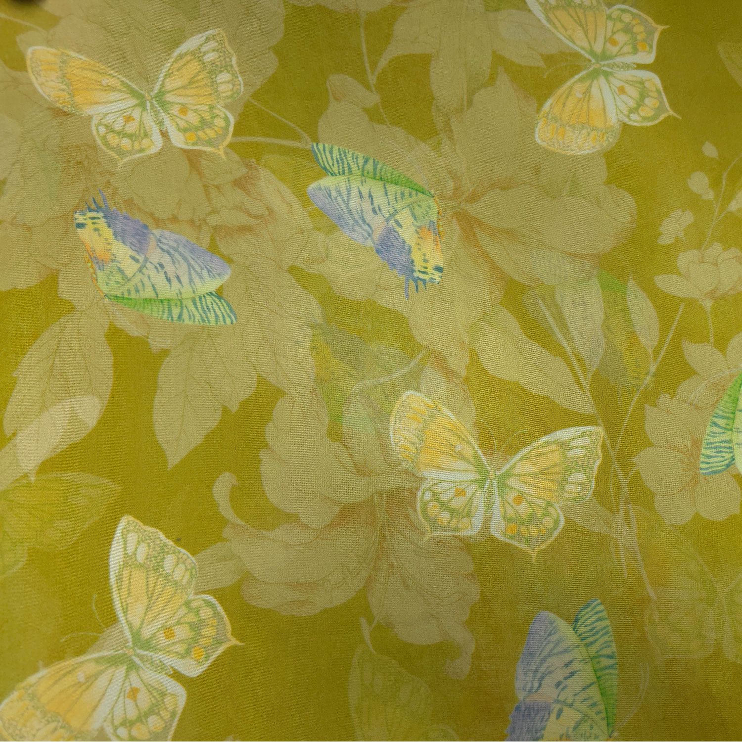 【贡缎.梦蝶】新款贡缎棉绸面料（2米包邮）