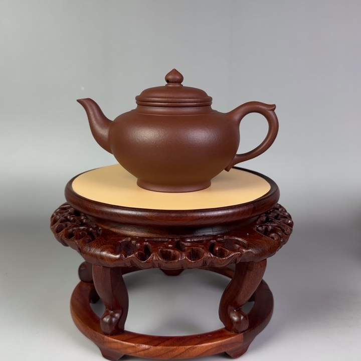 茶壶底槽青笑樱壶270 cc全手工制作