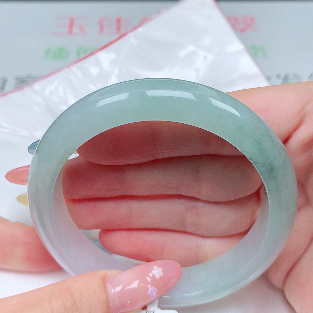 翡翠未镶嵌手镯57 57 57