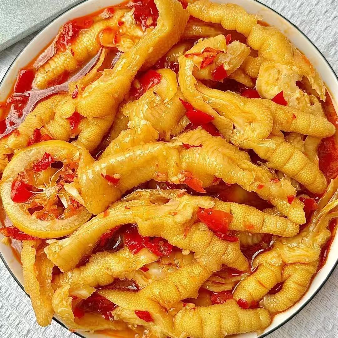 酸辣柠檬脱骨鸡爪办公室追剧解腻解馋追剧冷吃美味Q弹零食