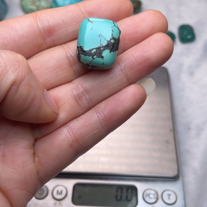 绿松石未镶嵌颈饰