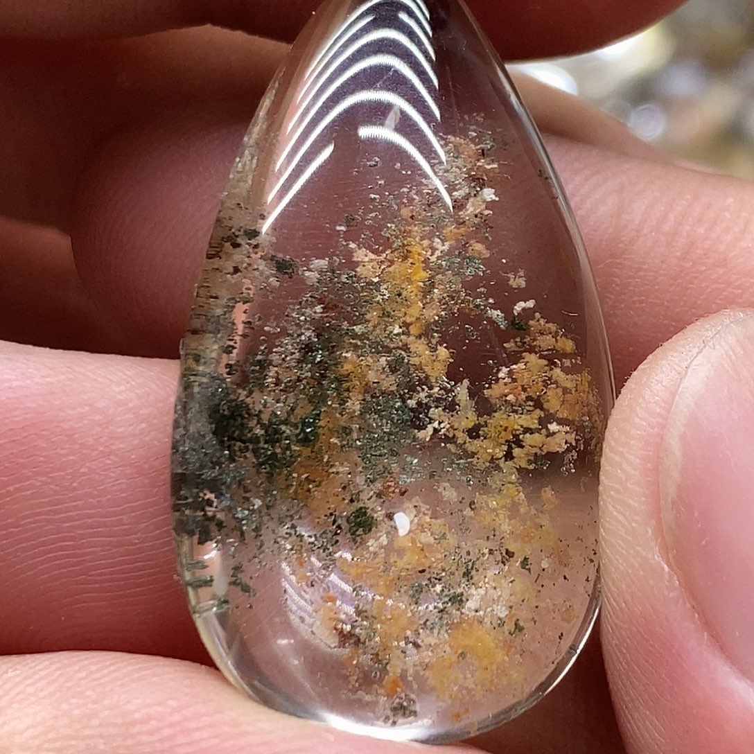 银S925镶嵌珠宝半成品水晶