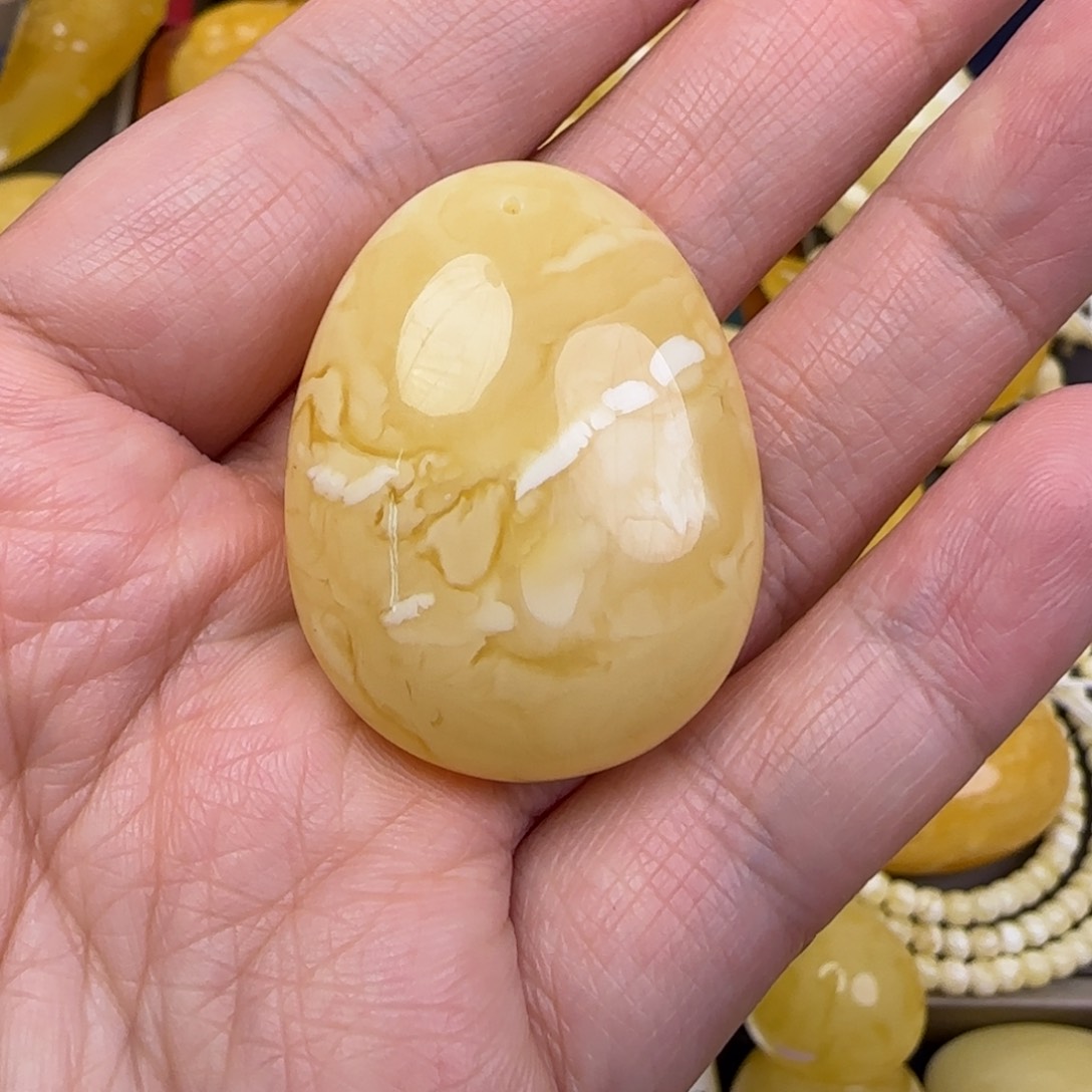 蜜蜡颈饰未镶嵌天然蜜蜡
