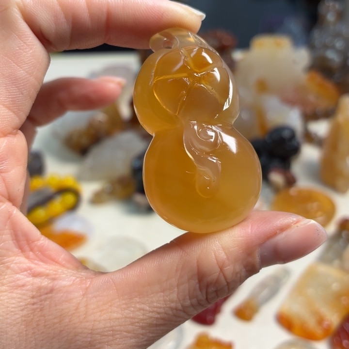 玛瑙/玉髓未镶嵌吊坠(不含链)