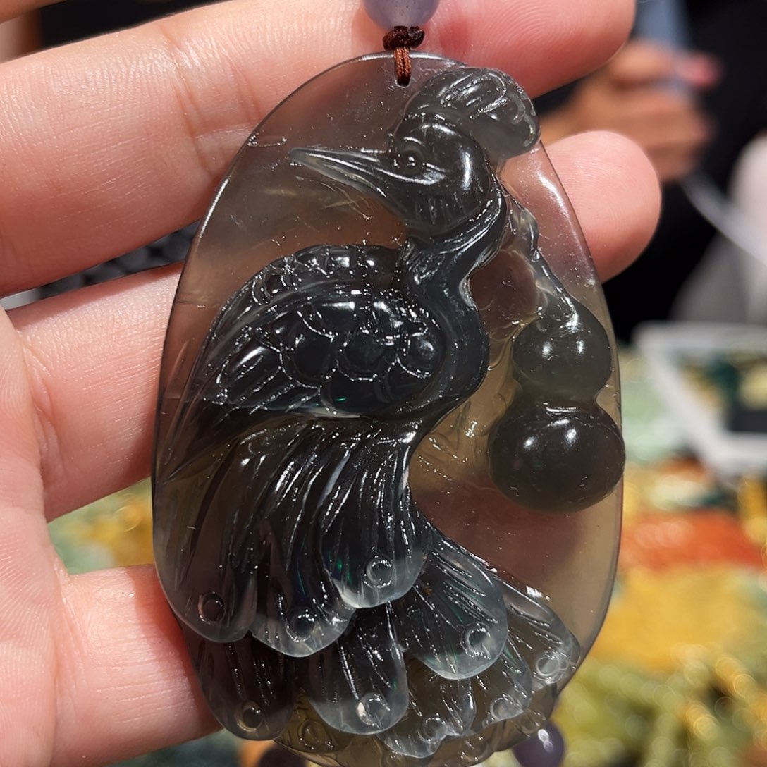 岫玉未镶嵌毛衣链