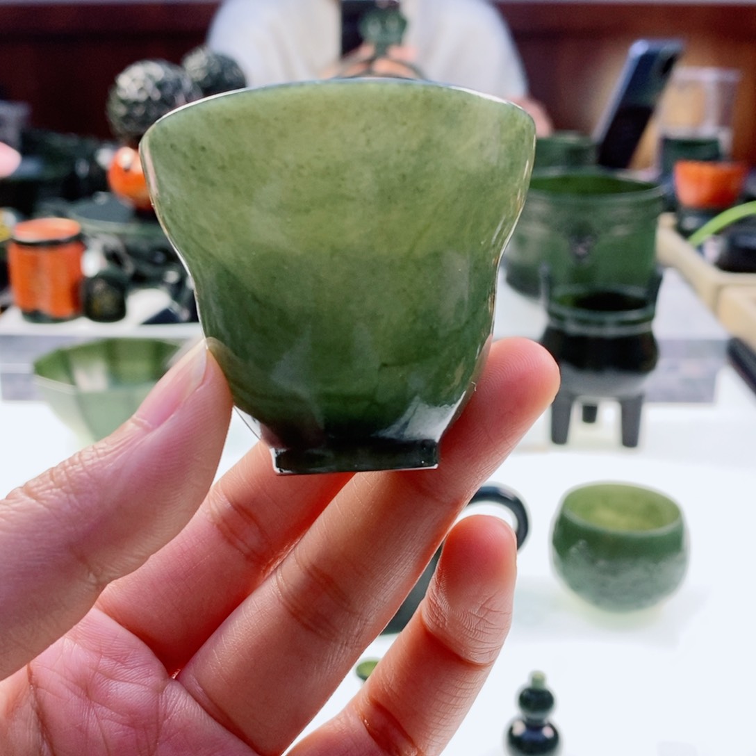 和田玉（青玉）挂件未镶嵌