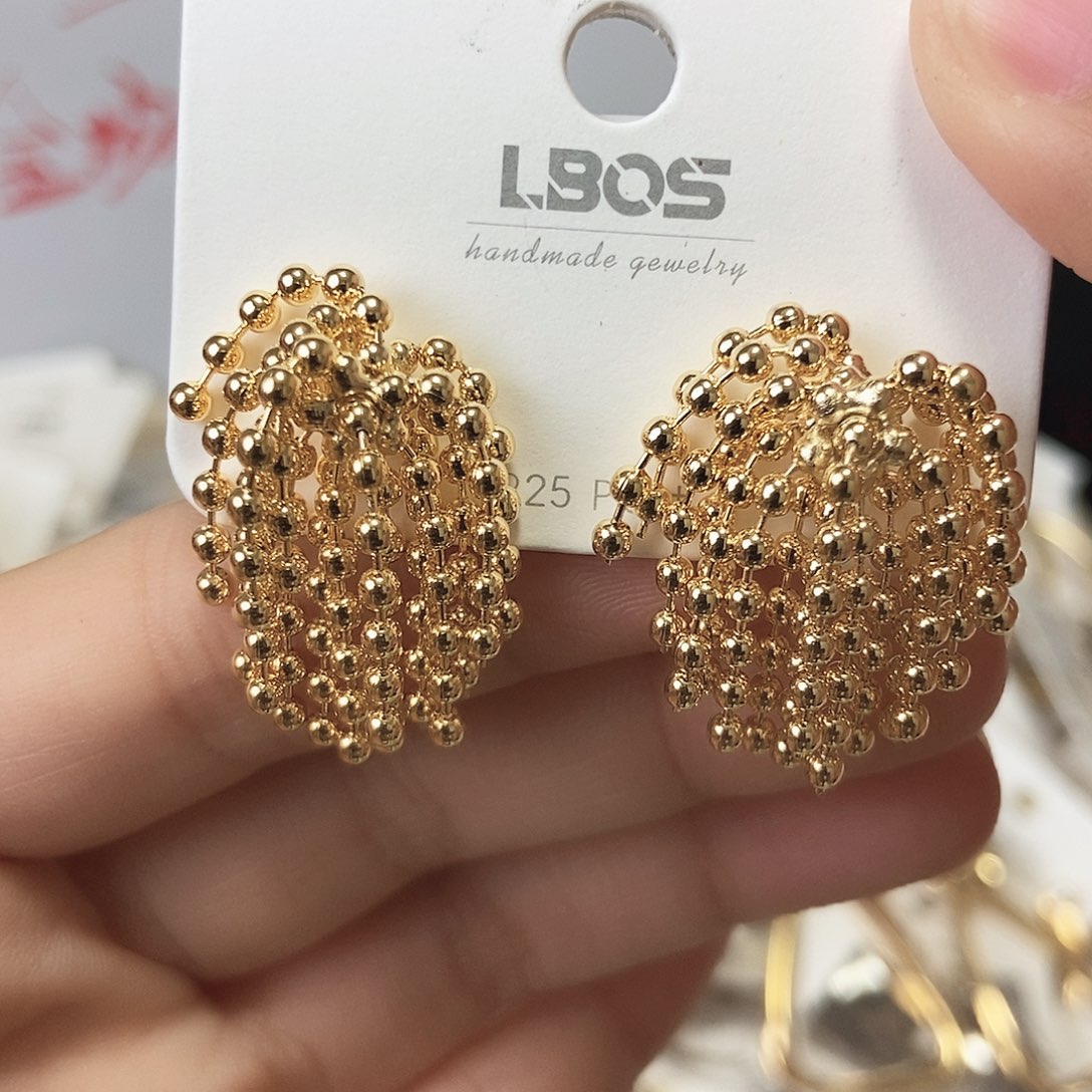 锆石铁合金合金耳钉