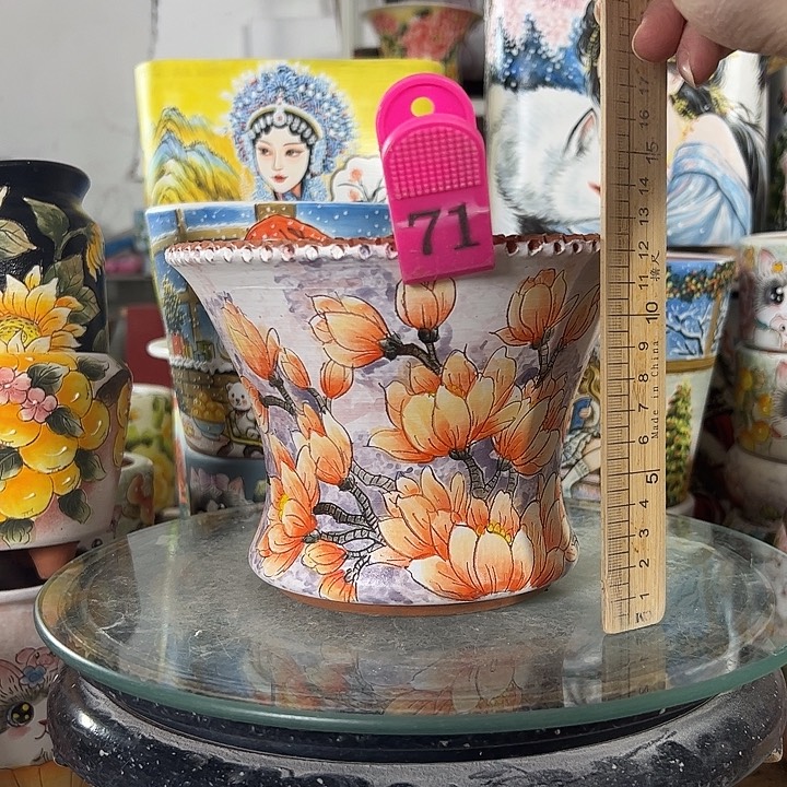 景德镇手绘花盆性价比超高