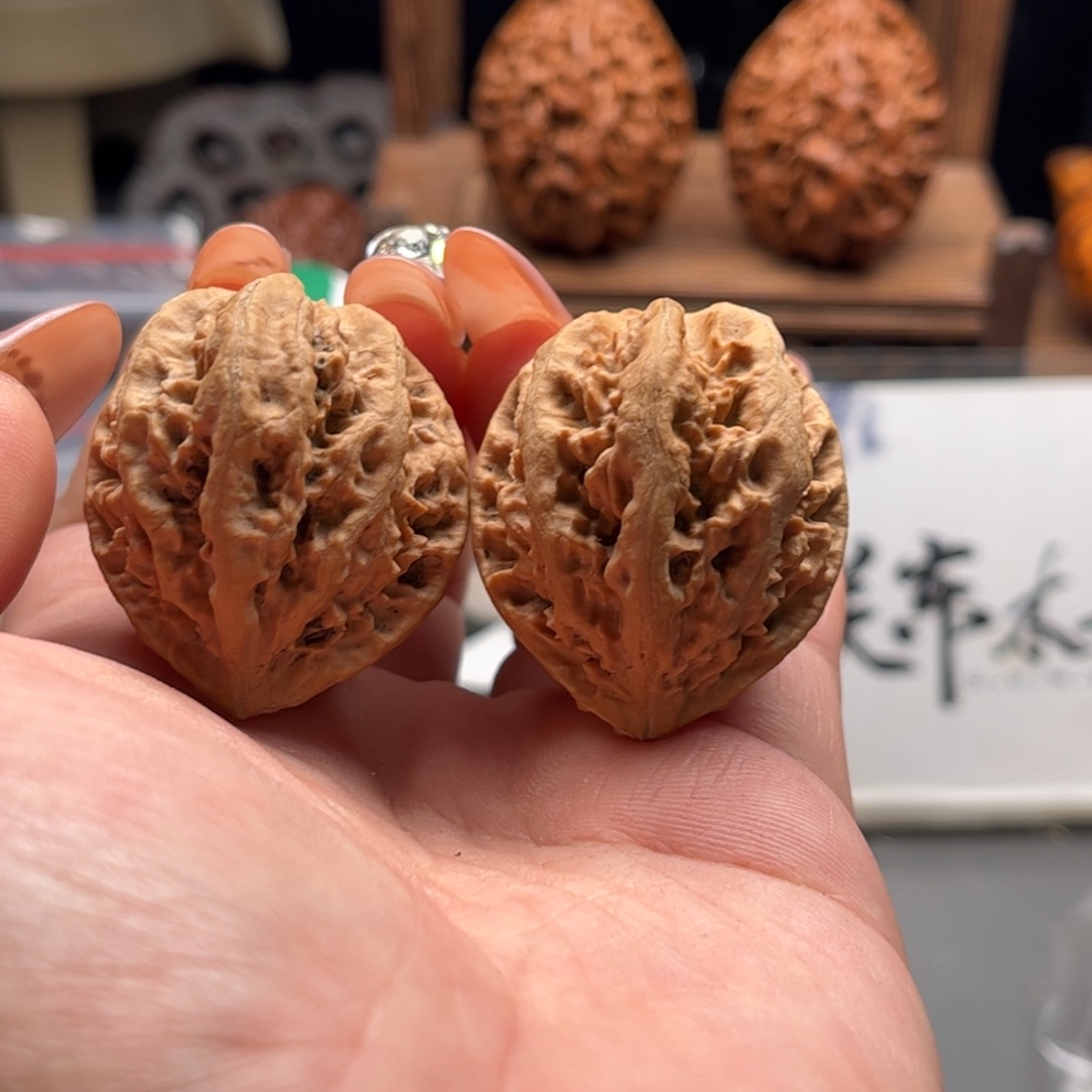 文玩核桃把件关东木子家楸大胖29