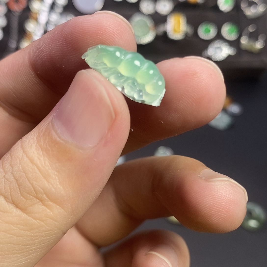 颈饰未镶嵌翡翠虾