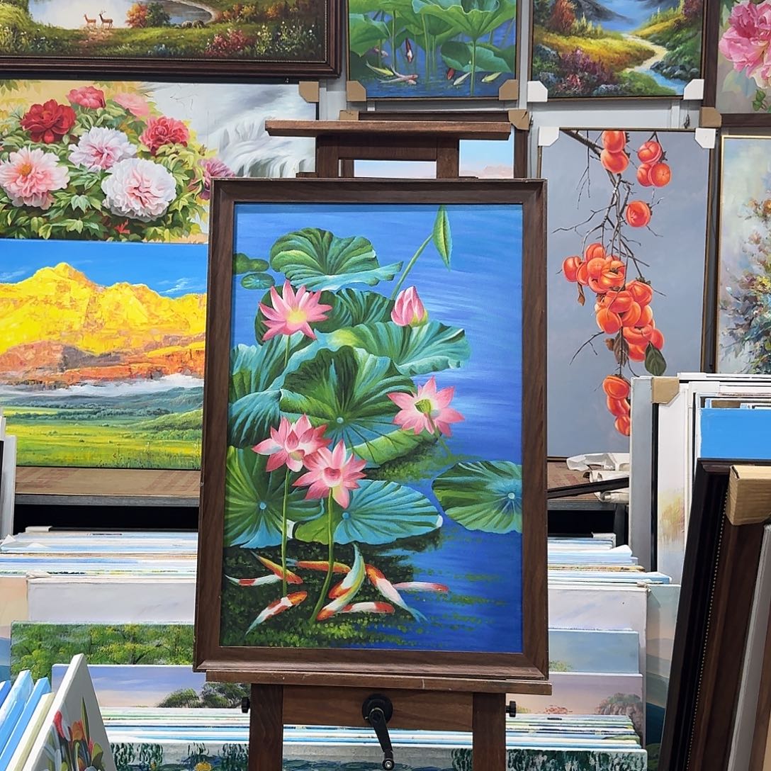 油画6898油画作品入选全国美展