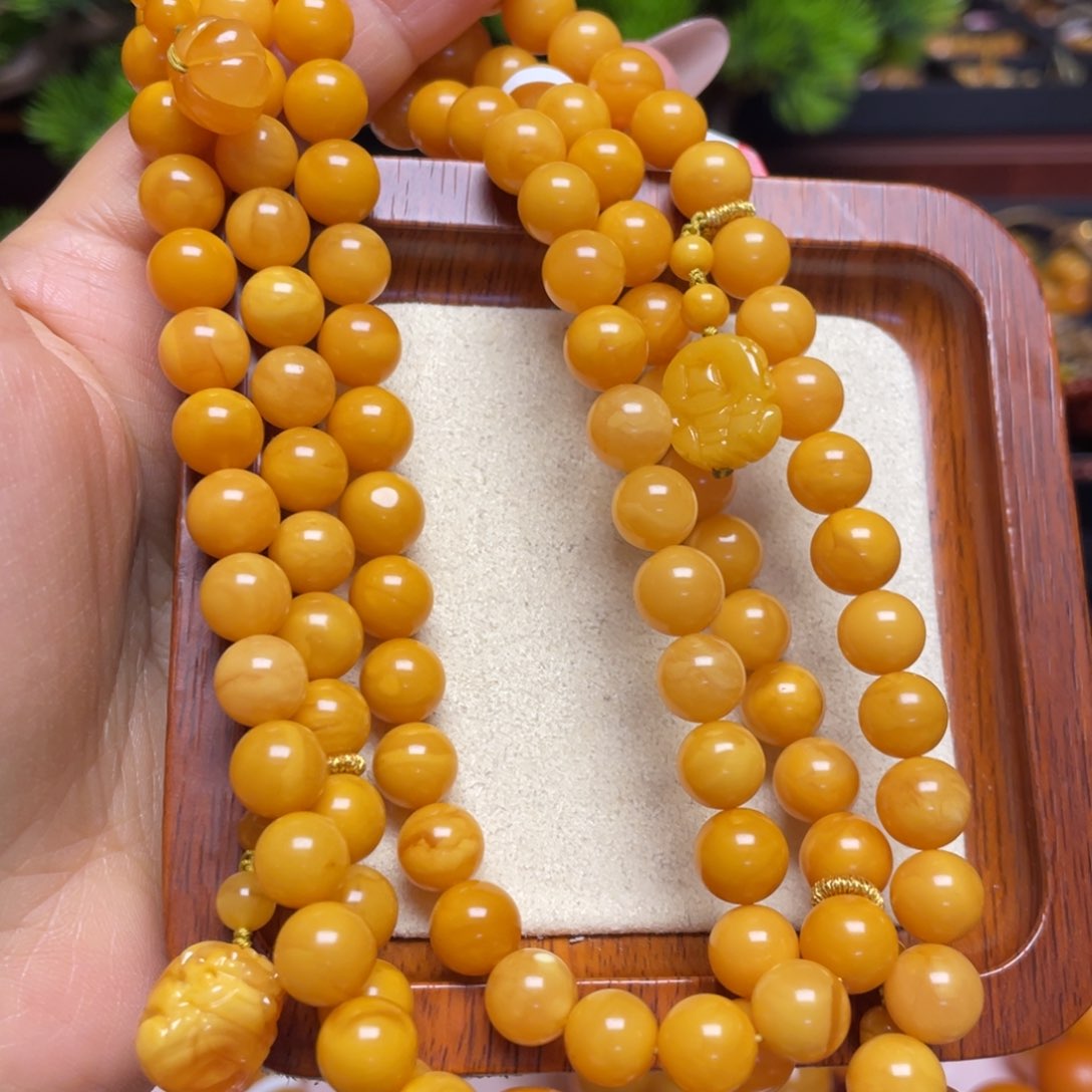 蜜蜡手链未镶嵌手串