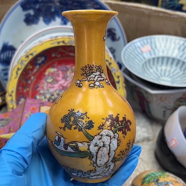 瓷片瓷器摆件 瓷器摆件