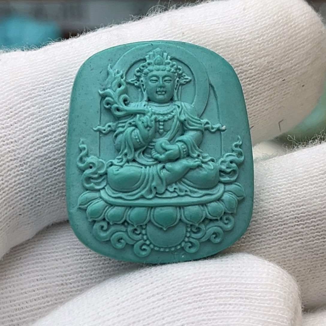 绿松石未镶嵌珠宝奇石