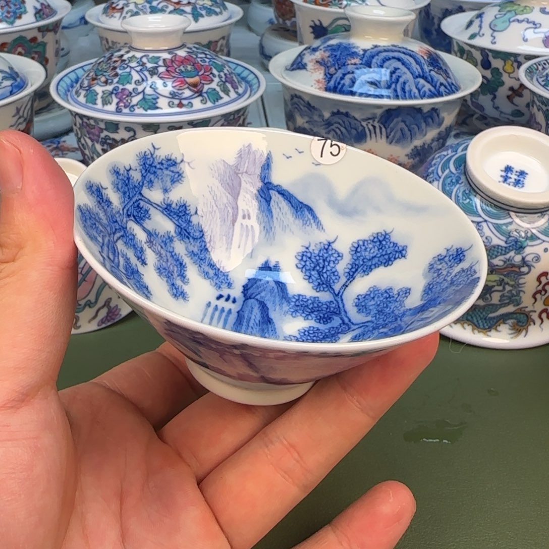 彦祖纯手工手绘茶具75