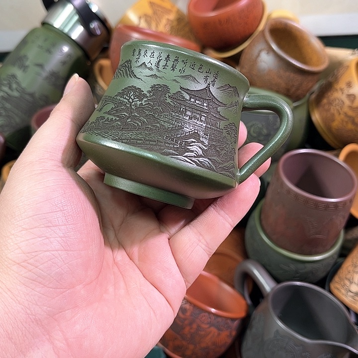 茶杯紫砂全手工紫砂主人杯