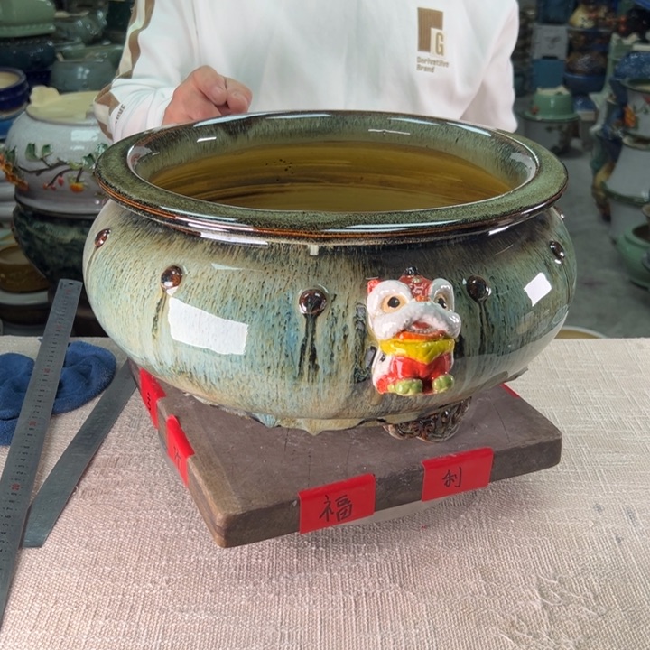 泳坤堂石湾盆陶瓷