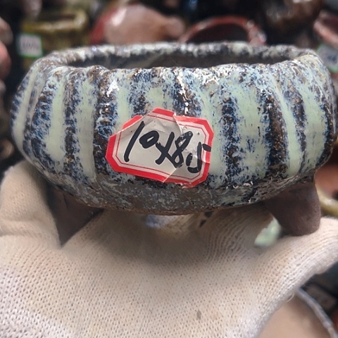 红陶粗陶花盆手工