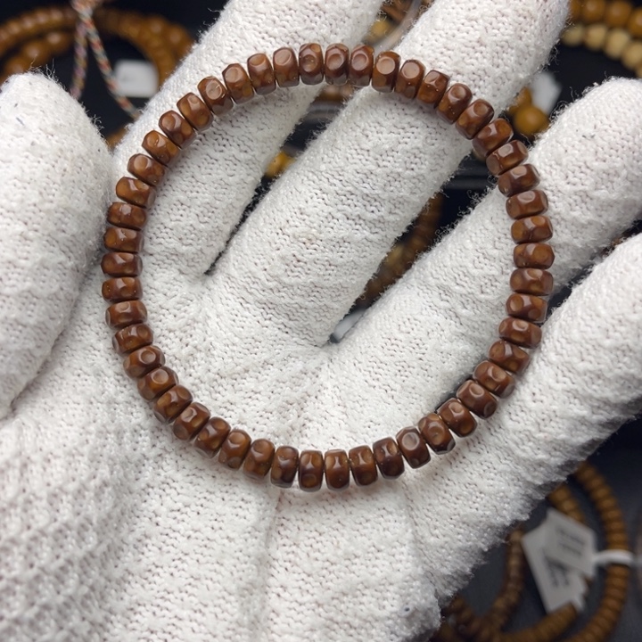 紫金鼠手串纯肉鼠尖纯手工无相毕业货6.6尺精工暴力归圆