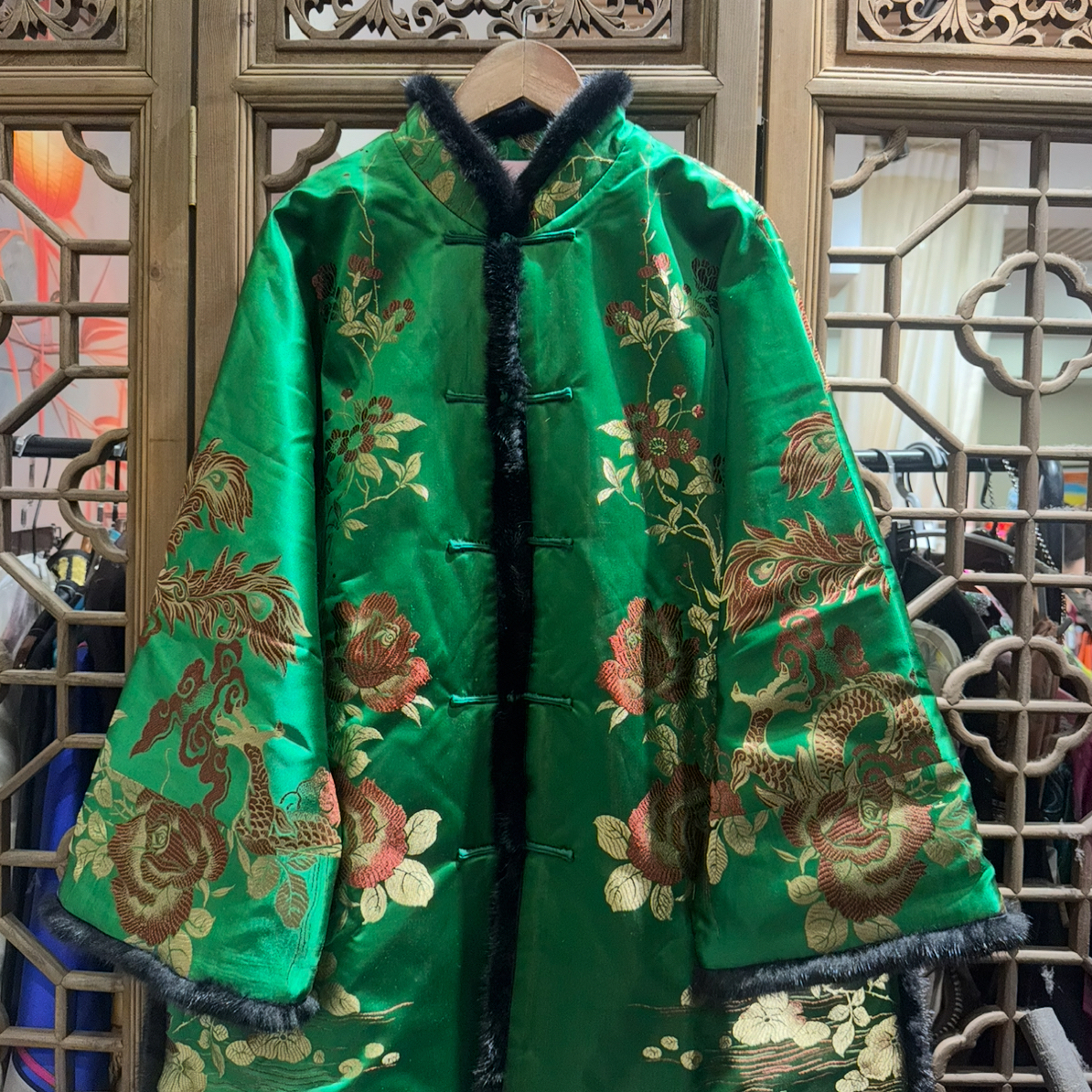 老料冬款提花棉服外套