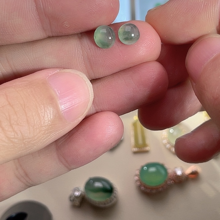 翡翠裸石缅料A货翡翠