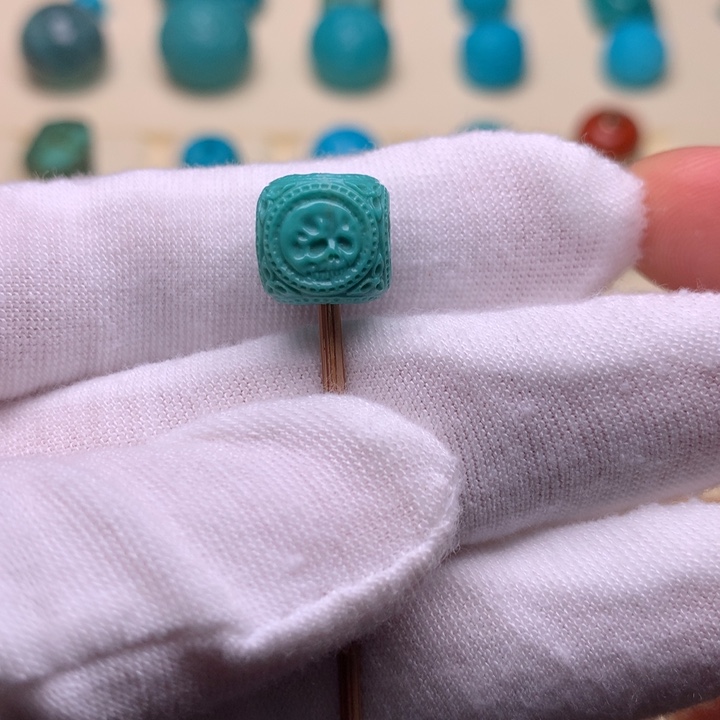 绿松石未镶嵌六方10.4