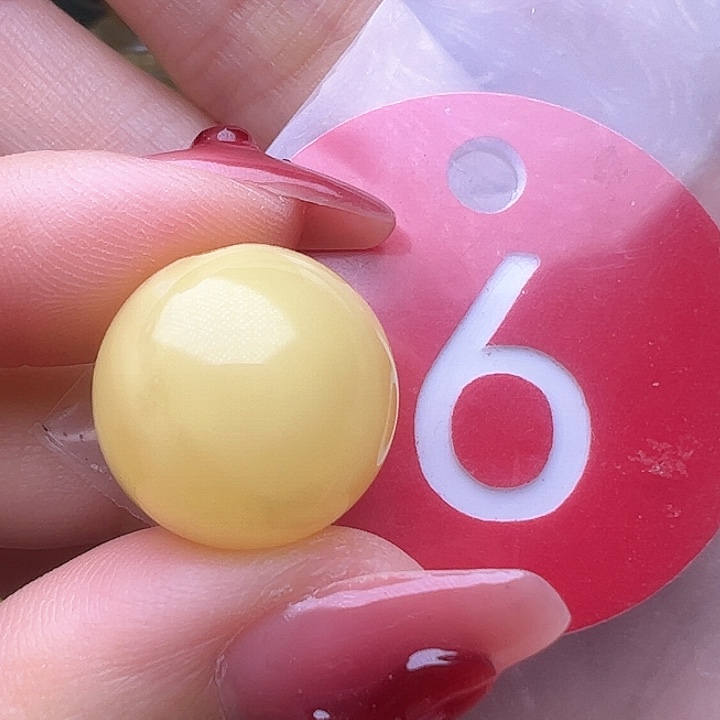 蜜蜡裸石未镶嵌微平头 16mm 圆珠