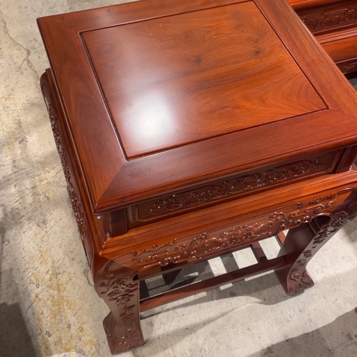 大果紫檀高几一个淡**容