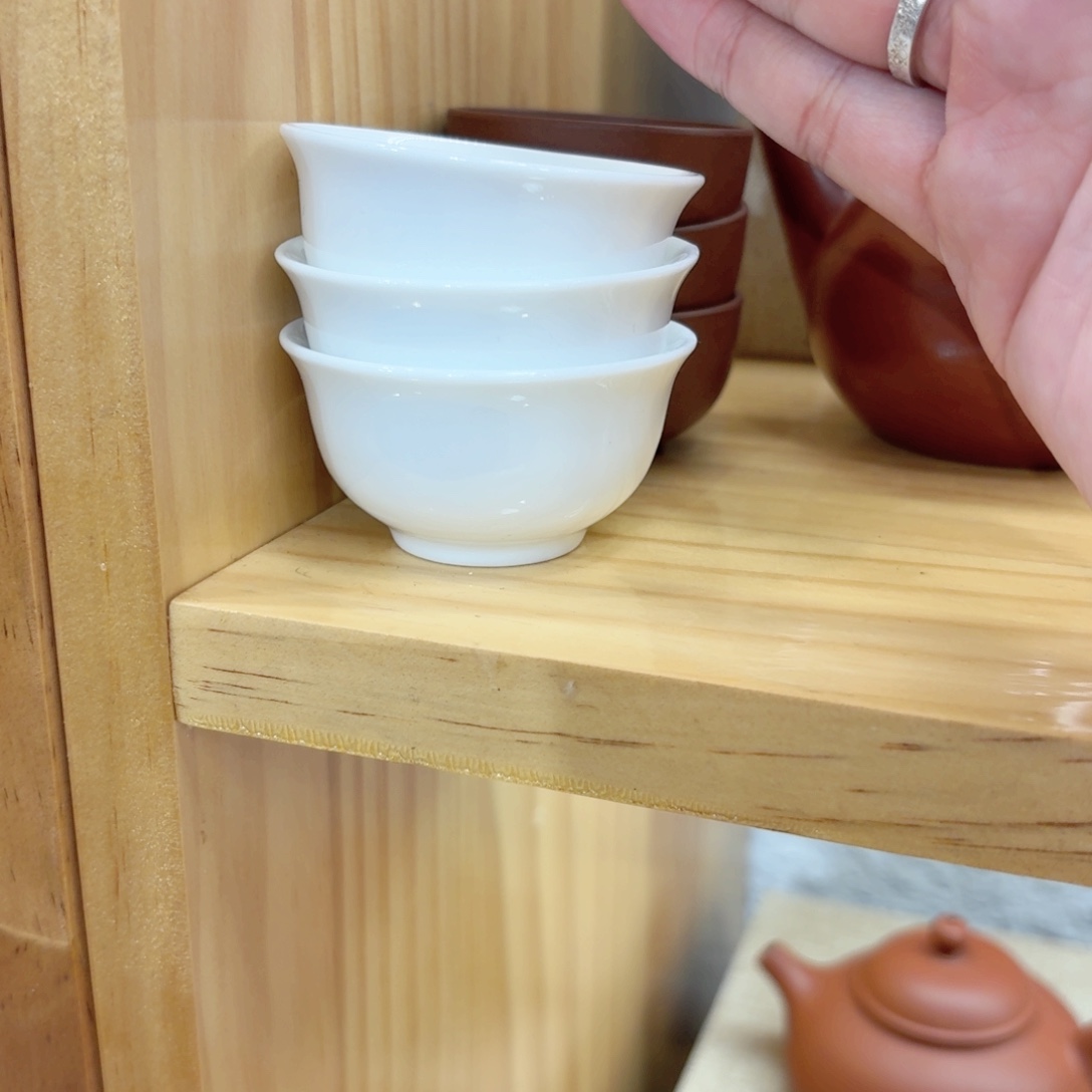 新***装紫砂茶壶白杯3个……