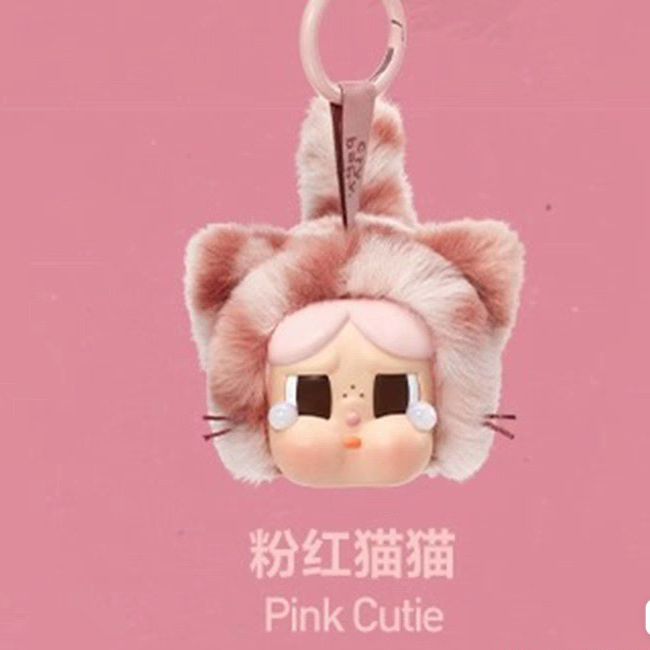 代拆-豹豹猫猫系列-搪胶毛绒手办挂件拍下不退还