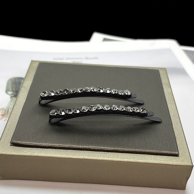 【LXX靓西西】6588一字夹6.5厘米简约气质一字夹一对装