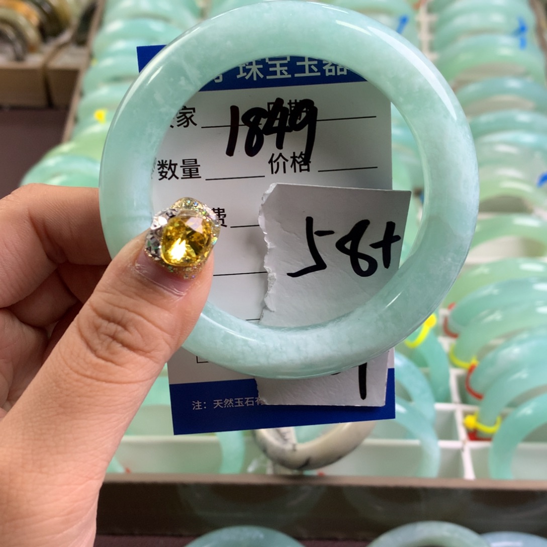 蛇纹石玉手镯未镶嵌1849