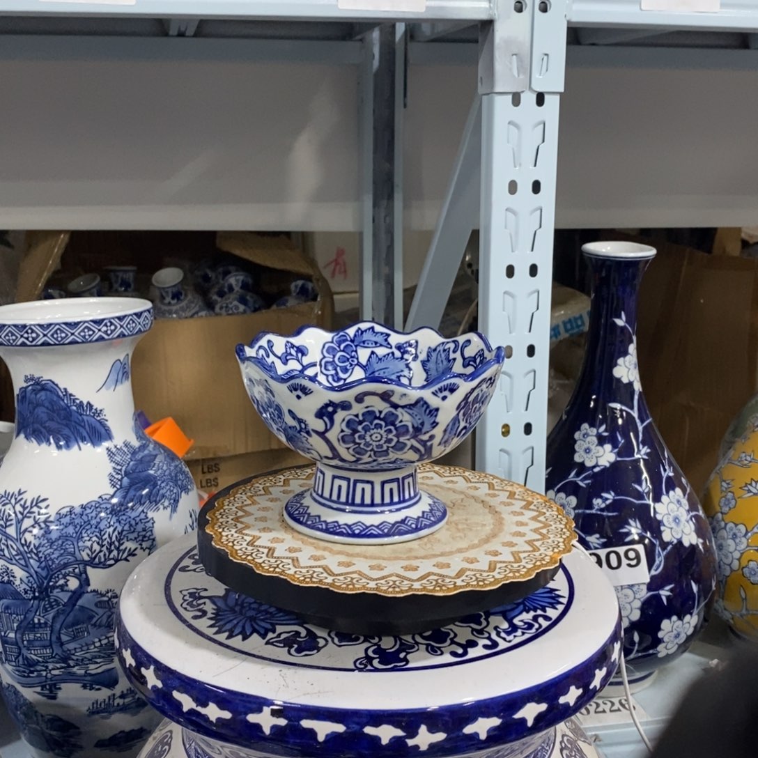 瓶高脚碗摆件花瓶