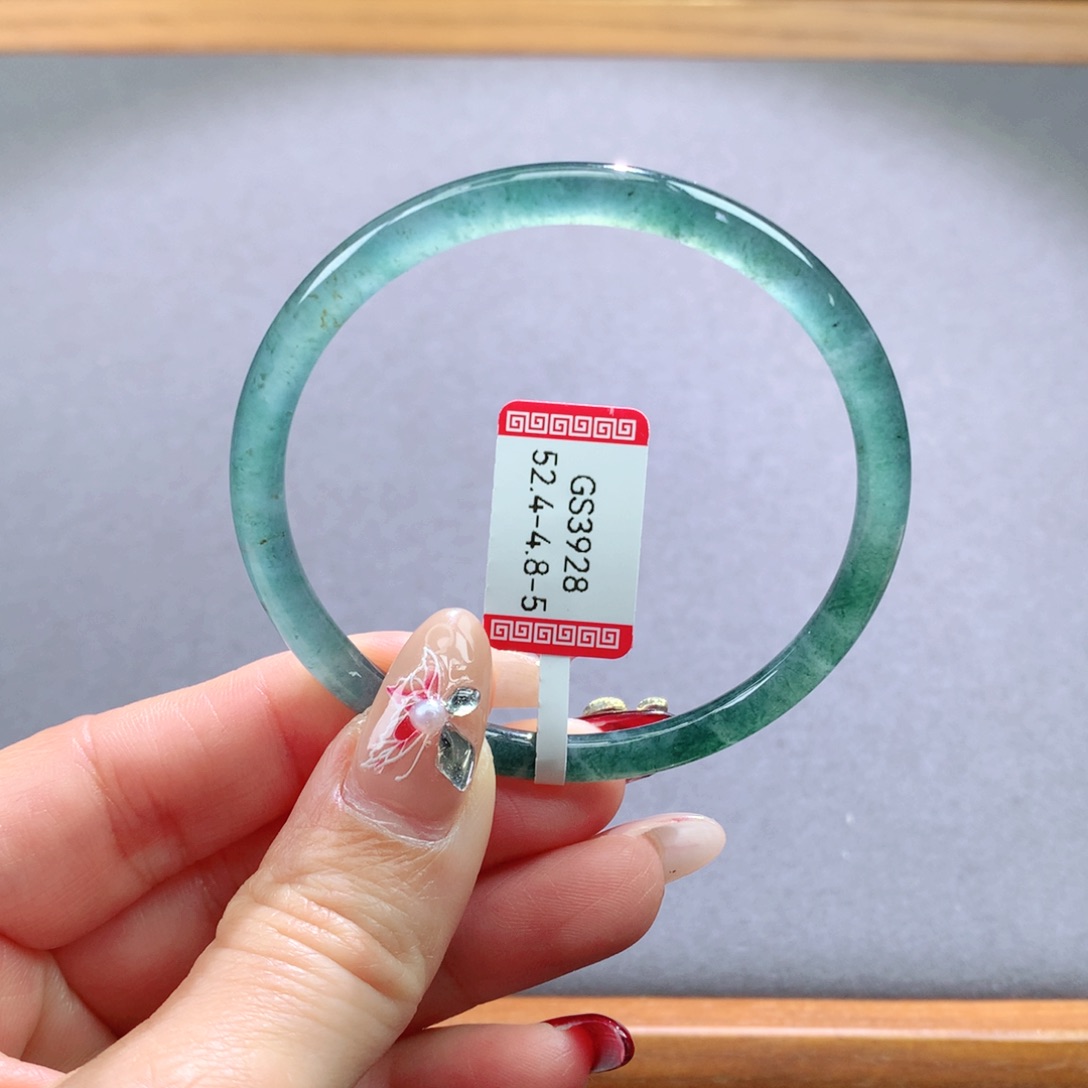 翡翠手镯未镶嵌天然翡翠手镯叮当镯