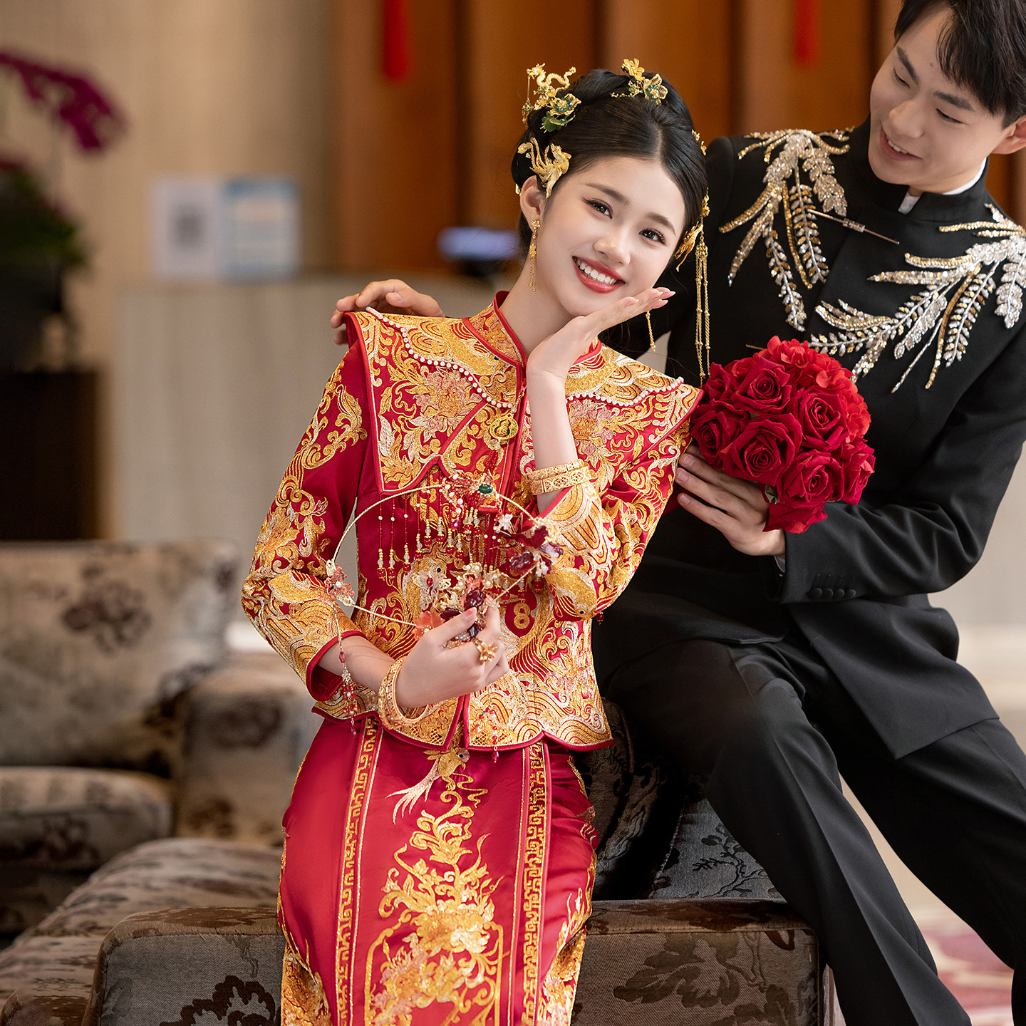 秀禾服婚服2025新款中式龙凤褂新娘结婚服装嫁衣小个子敬酒礼服