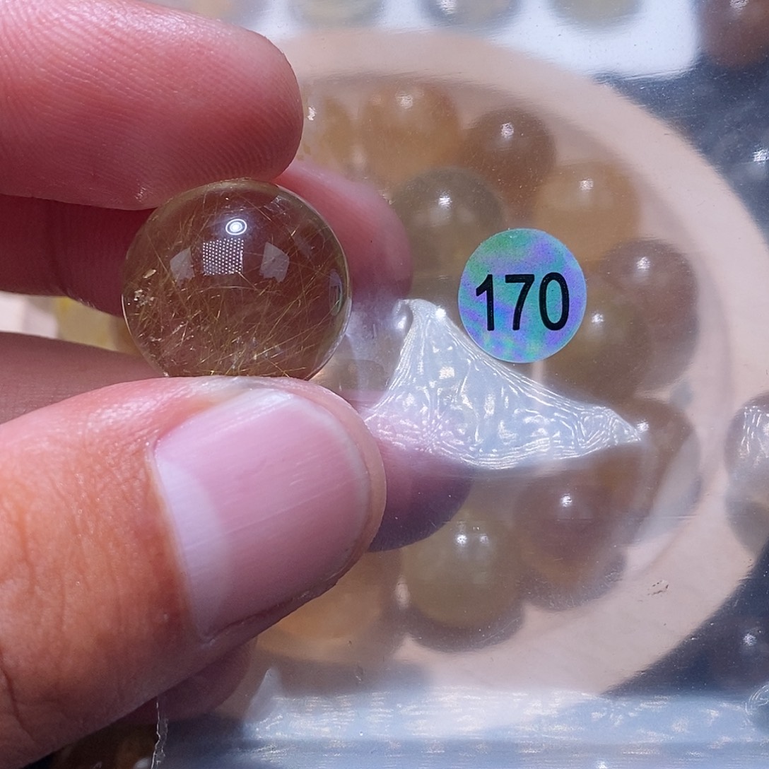 鲸***塔未镶嵌手链发晶天然水晶