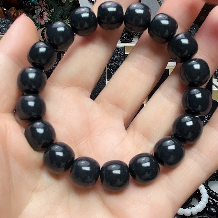 和田玉（墨玉）未镶嵌颈饰卡12老型福利款