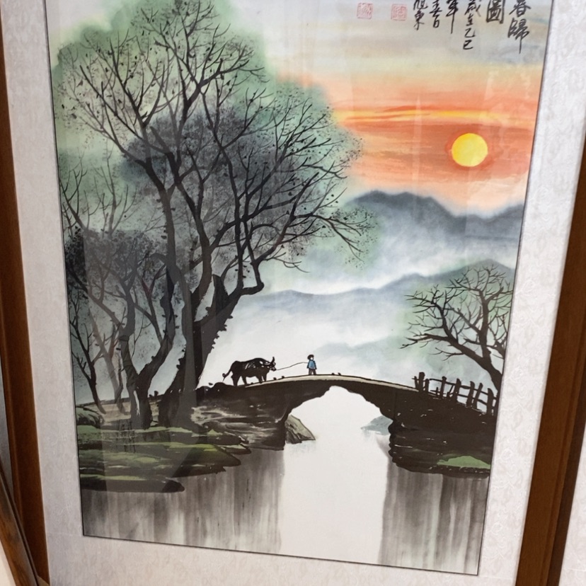 【闪购商品】国画手绘国画带框