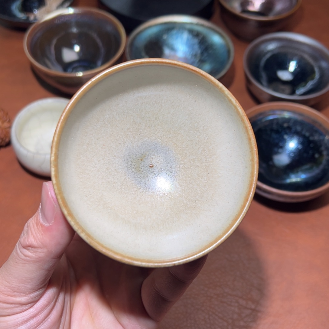 茶盏柴烧主人杯建窑建盏茶盏