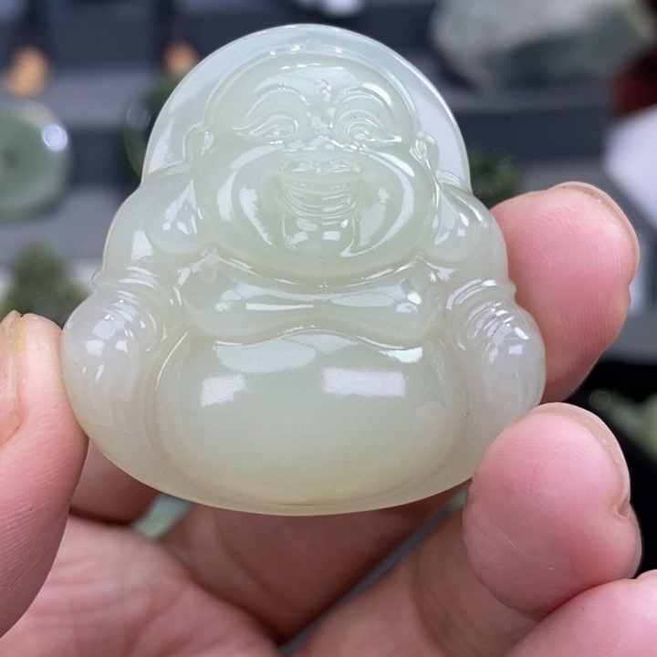 和田玉颈饰未镶嵌小*.